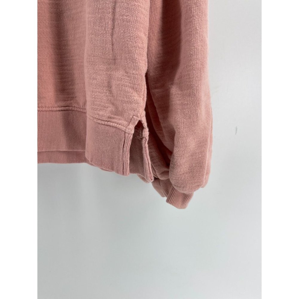 Time and Tru Women's Pink Balloon Sleeve Crop Sweatshirt Top Size M 8-10 - Picture 3 of 13